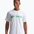 Men's running shirt Nike Dri-Fit Running T-Shirt white/green spark 4