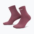 Socks Nike Run Midweight Micro Crew pink smoke/pink rise/white