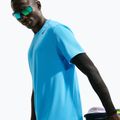 Men's running shirt Nike AeroSwift light current blue/black 6