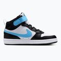 Children's shoes Nike Court Borough Mid 2 white/black/arctic green/football blue