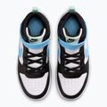 Children's shoes Nike Court Borough Mid 2 white/black/arctic green/football blue 4