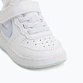 Children's shoes Nike Court Borough Low white/football grey/arctic green 12