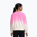Children's sweatshirt Nike Sportswear Studio sail/playful pink/white 2