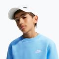 Children's sweatshirt Nike Sportswear Club Fleece football blue/white 6