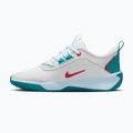 Nike Omni Multi-Court shoes in off white/energy/glacier blue 9