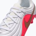 Children's football boots Nike Jr. Tiempo Maestro Academy white/bright crimson/blur 5