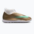 Children's football boots Nike Jr. Mercurial Superfly 11 Academy "Kylian Mbappé" metallic gold/green glow