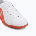 Children's football boots Nike Jr. Tiempo Maestro Club White/Bright Crimson/Blur 7