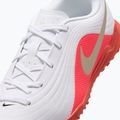 Children's football boots Nike Jr. Tiempo Maestro Club White/Bright Crimson/Blur 5