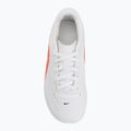 Children's football boots Nike Jr. Tiempo Maestro Club White/Bright Crimson/Blur 5