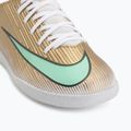Children's football boots Nike Jr. Mercurial Superfly 11 Club "Kylian Mbappé" metallic gold/green glow 7