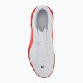 Children's football boots Nike Jr. Tiempo Maestro Club white/bright crimson/blur 5