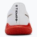 Children's football boots Nike Jr. Tiempo Maestro Club white/bright crimson/blur 6