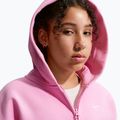 Children's sweatshirt Nike Sportswear Studio Fleece pink rise/white 6
