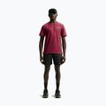 Men's running shirt Nike Miler Dri-Fit UV tough red/mystic dates 2