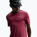 Men's running shirt Nike Miler Dri-Fit UV tough red/mystic dates 5