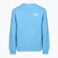Children's sweatshirt Nike Sportswear Club Fleece football blue/white