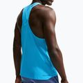Men's running shirt Nike AeroSwift light current blue/black 5