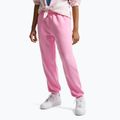 Children's trousers Nike Sportswear Studio Fleece pink rise/white