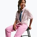 Children's trousers Nike Sportswear Studio Fleece pink rise/white 6