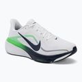 Men's running shoes Nike Pegasus 42 white/green spark/midnight navy