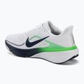 Men's running shoes Nike Pegasus 42 white/green spark/midnight navy 3