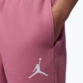 Women's trousers Jordan Fleece desert berry/white 4