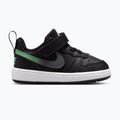 Children's shoes Nike Court Borough Low black/smoke grey/white/illusion green