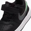Children's shoes Nike Court Borough Low black/smoke grey/white/illusion green 5