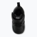 Children's shoes Nike Court Borough Low black/smoke grey/white/illusion green 5