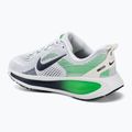 Nike Vomero 18 running shoes white/green spark/midnight navy 3