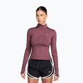 Women's running sweatshirt Nike Swift Dri-Fit Full Zip pink smoke