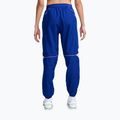 Women's Nike Swoosh Dri-Fit Trousers in Old Royal/Football Grey/Pink Rise 2