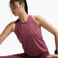 Women's running shirt Nike Swift Dri-Fit Tank Top pink smoke 6