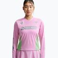 Women's running longsleeve Nike Swift Jersey Top pink rise/illusion green
