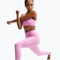 Women's training leggings Nike One pink rise/white 8