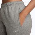 Women's trousers Nike Studio Fleece dark grey heather/sail 3