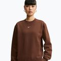 Women's sweatshirt Nike Studio Fleece cacao wow/sail 4