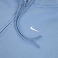 Women's sweatshirt Nike Studio Fleece Medium Weight Oversized Full Zip work blue/sail 6