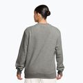 Women's sweatshirt Nike Studio Fleece Lightweight dark grey heather/sail 2
