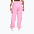 Women's trousers Nike Studio Fleece pink rise/pink smoke 2
