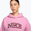 Women's sweatshirt Nike Studio Fleece pink rise/pink smoke 3