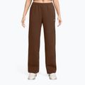 Women's trousers Nike Studio Fleece cacao wow/sail
