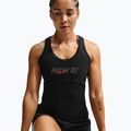 Women's training shirt Nike One black/black/university red/white 3