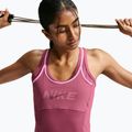 Women's training shirt Nike One pink smoke/pink rise/mystic dates/white 5