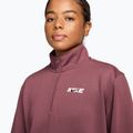 Women's training sweatshirt Nike Studio Fleece Sport pink smoke/mystic dates/white 3