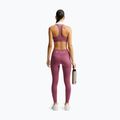 Women's leggings Nike One pink smoke/pink smoke/pink rise/white 3