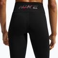 Women's leggings Nike One black/black/university red/white 5