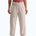Women's trousers Nike One Therma-FIT Mid Rise cream ii/white 4