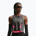 Women's running shirt Nike AeroSwift iron grey/volt/white